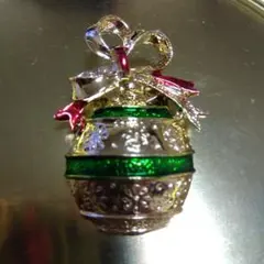 ブローチ　昭和レトロ　　　ヴィンテージ　クリスマス