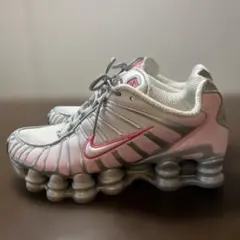 NIKE Shox TL ホワイト ピンク シルバー - メルカリ