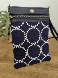 【専用】/tambourine タンバリンネイビー×白/スマホショルダーポ