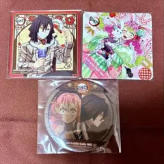 鬼滅の刃 AGF 卯年 純喫茶　カフェ３期　コースター 伊黒　蜜璃　おばみつ①