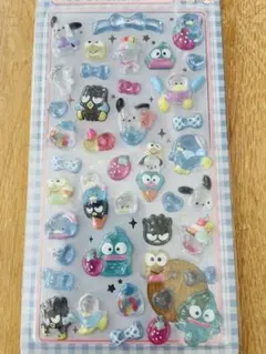 はぴだんぶい　ボンボンドロップシール　サンリオ