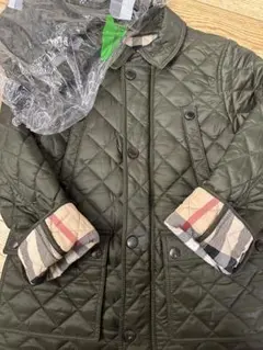 春香ママ様専用　Burberry ジャケット　カーキ　チェック柄　6y 110