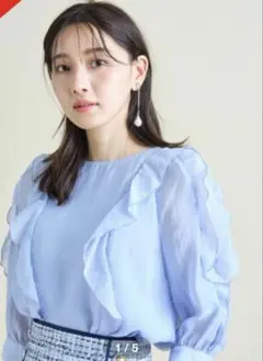 2026年最新】jusglitty サマーエアリーフリルブラウスの人気アイテム
