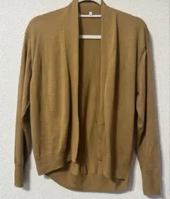 MUJI 無印良品　カーディガン　ウール　シルク　薄手　XSーSサイズ