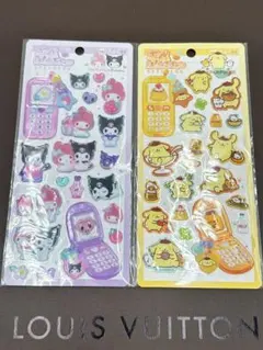 平成はっぴーフォン　クロミ　マイメロ　ポムポムプリン　サンリオ　立体シール