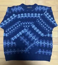 EXCHANGE UMLIMITEDニット　ブルー