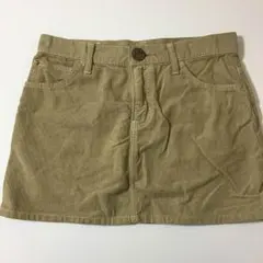 コーデュロイスカート