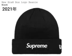 Supreme New Era Box Logo Beanie Black