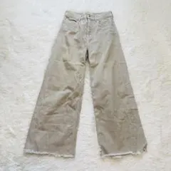 パブリックトウキョウPUBLIC DENIM カットオフ ワイドパンツ 2のサムネイル