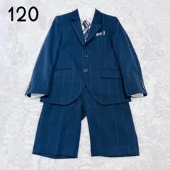 THE SHOP TK 男の子 スーツ 120 5点セット ボックスチェック