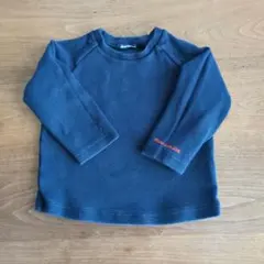 Moujonjon ネイビー 長袖Tシャツ サイズ：90cm