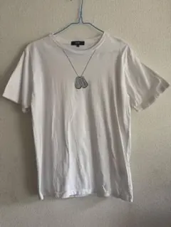 BEAMS HEART M Tシャツ ドッグタグプリント
