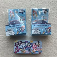 エンジェルブルー　マスキングテープ 2個　マルチケース　セリア　バファリン