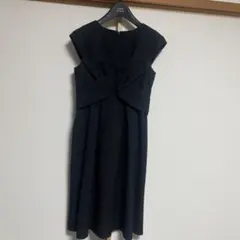 クチュール 膝丈ワンピース ワンピース ノースリーブ ノースリーブワンピース