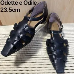 【美品】Odette e Odile グルカサンダル 23.5cm ブラックのサムネイル