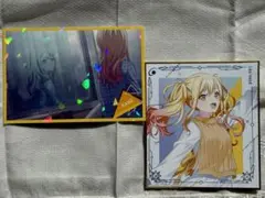 プロセカ セガラッキーくじ F賞ミニ色紙、ポストカード セット 天馬咲