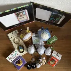 スタジオジブリ　グッズ　まとめ売り　14点　トトロキーホルダー　ジブリ展しおり等