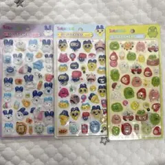 たまごっち 3Dシール 立体シール ステッカー 3セット ぷっくりシール