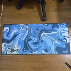 The Mousepad Company マウスパッド ブルー マーブル模様