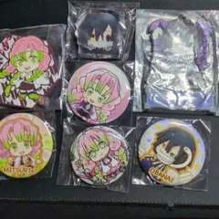 鬼滅の刃 伊黒小芭内 缶バッジ アクリッツ 甘露寺蜜璃 きゅんキャラ ラバマス