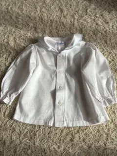 Yves Saint Laurent 刺繍付き長袖ブラウス80cm