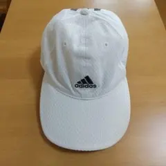 adidas メッシュキャップ ホワイト 54～57cm フリーサイズ