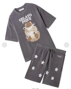 ジェラートピケ 【HOMME】ドッグジャガードプルオーバー&ハーフパンツセット