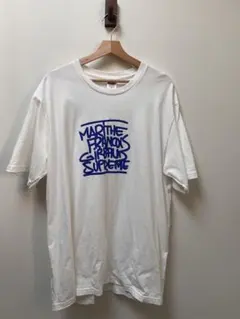 未使用 XL Supreme ジルボー コラボ Tシャツ 白 青 グラフィティ