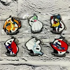 一番くじ ポケットモンスター メガシンカ I賞 ラバーチャーム 6個　まとめ