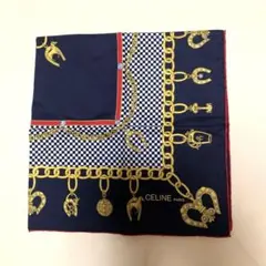 けつ様専用　　希少、美品、未使用品 CELINE チェーンデザイン スカーフ