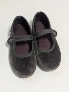 cienta ベロアバレエシューズ　29　ダークグレー　gris