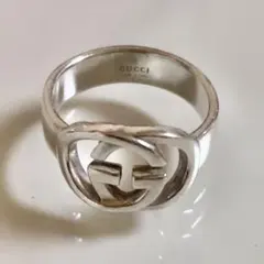 【13号】GUCCI グッチ ダブルGリング GGリング AG925 指輪