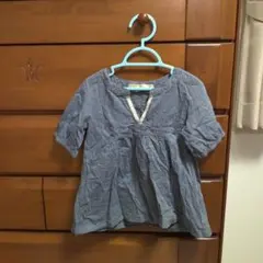 GLOBAL WORK 半袖シャツ Mサイズ グレー