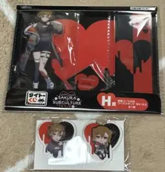 MEIKO タイトーくじ クリアスタンド&クリアバッジセット 桜ミク