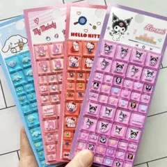 正規品◆サンリオ 4種類 ４枚セット　海外限定　タイルシール