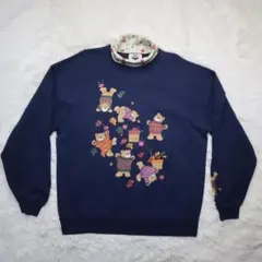 Gopher Sport スウェット ハイネック 90s USA製 クマプリント