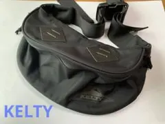 美品KELTY ケルティボディバッグ ウエストバッグ　アーバン オール ブラック