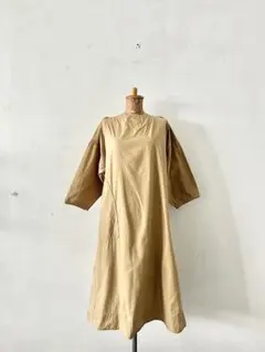 【美品】定価4.4万　45R　コーティングウェザー テントドレス　ベージュのサムネイル
