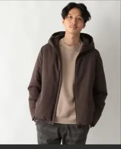 ヒメミルコ様専用 GLOBAL WORK ブルゾン ブラウン フード付きのサムネイル