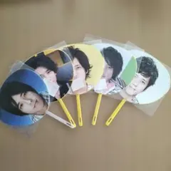『未開封』嵐 二宮和也 ミニうちわ 5枚セット
