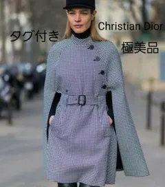 Christian Dior ケープコート　千鳥格子　プレフォールコレクション