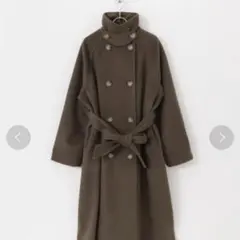 SENSE OF PLACE ウールライク2WAYステンカラーコート