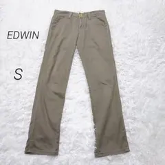 エドウィン/チノパン/ベージュ/コットン/ストレート/カジュアル/きれいめ/S