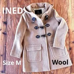 ❣️冬物セール中　INEDイネド　ベージュ/キャメル　ダッフルコートサイズM