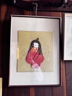 和風 布絵 額装 舞妓さん インテリア - メルカリ