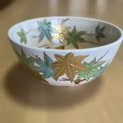 橋本紫雲　茶碗　乾山写青楓文 抹茶碗 茶道具