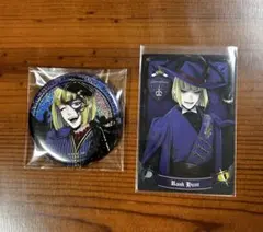 ツイステ メタルクリアカード 缶バッジ ルーク