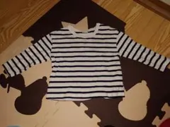 SIMPLE FREE ストライプ 長袖Tシャツ 90　赤ちゃん本舗