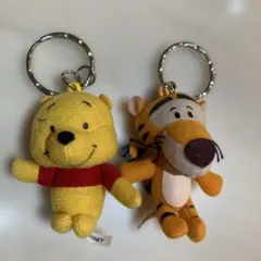 プーさんとティガー ぬいぐるみキーホルダーセット