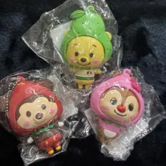 レア　ディズニー　顔デカ　フルーツ　着ぐるみ　マスコットホルダー　キーホルダー